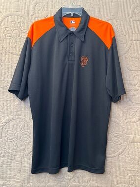 Genuine Merchandise Black and Orange SF Polo